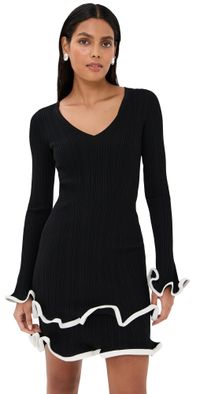 SIMKHAI Avalon Mini Dress Black S