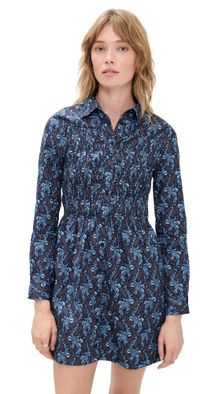 Hill House Home The Mira Dress Cala Paisley/Navy XXS