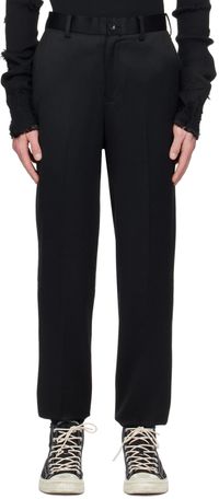 doublet Black Toe Covered Trousers