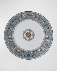 Florentine Turquoise Salad Plate 8"