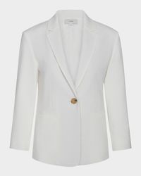 Shrunken Linen Blazer