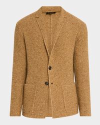 Men's Cernobbio Cashmere and Linen Knit Jacket