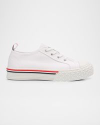 Collegiate Low-Top Canvas Sneakers