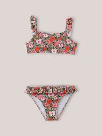 Cyrillus - Maillot de bain 2 pièces - tissu liberty - Taille 16A - Rose