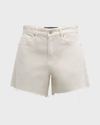 Ellis Mid-Rise Denim Shorts