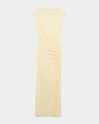 Acacia Sleeveless Ruched Midi Dress