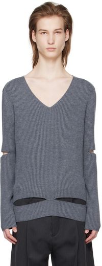 T/SEHNE SSENSE Exclusive Gray Sweater