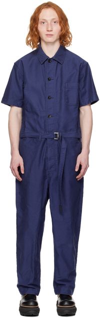 sacai Blue Belted Jumpsuit