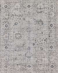 Cambridge Hand-Loomed Gray & Silver Rug, 6' x 9'