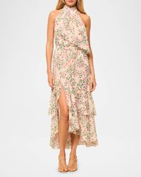 Anka Chiffon Halter Top