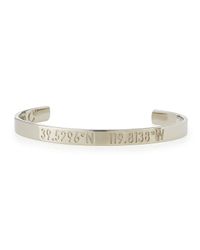 Legend Engraved Bangle Bracelet