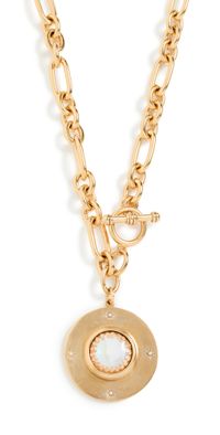 Brinker + Eliza Saturn Necklace Gold One Size