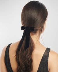 Velvet Bow Barrette