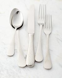 65-Piece Euro Hammered Flatware Service