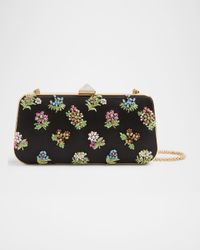 Carry Secrets Little Flower Satin Minaudiere