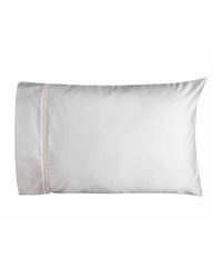 Estate Pair of King Pillowcases, White/Ivory