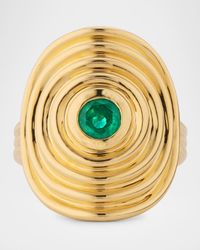 18K Universum Ring with Emerald