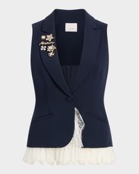 Roxie Lace-Trim Vest