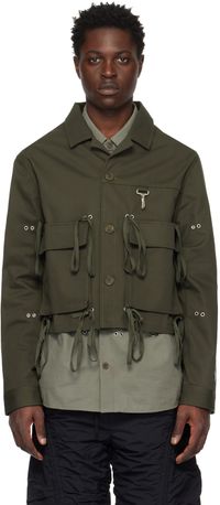 Reese Cooper Khaki Modular Pocket Jacket