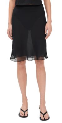 Lioness Shoreline Skirt Obsidian M
