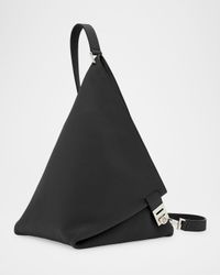 Men's Twins Leather Triangle Shoulder Bag