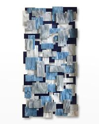 Glass and Metal Wall Sculpture