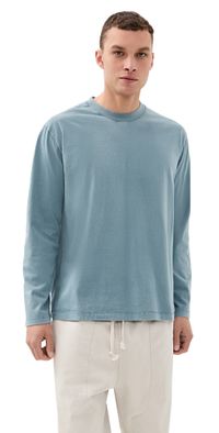 Stockholm Surfboard Club Greg Back Logo Tee Tokyo Blue L