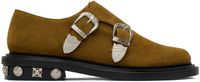 Toga Virilis Khaki Buckle Monkstraps