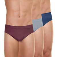 Lot de 3 slips homme trio fantaisie eminence - Taille 3XL - Bleu