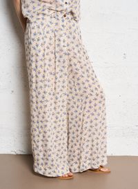 Emile Et Ida - Pantalon large imprimé - Taille L - Beige