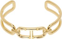 TOM FORD Bracelet manchette moyen doré à ferrure Whitney