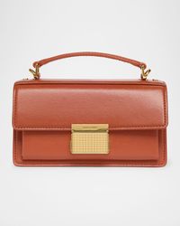 Venezia Small Flap Leather Crossbody Bag