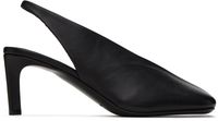 Jil Sander Black Slingback Heels