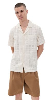 Les Deux Lesley Slub Shirt 2.0 Ivory M