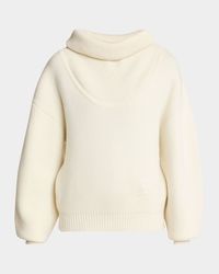 La Maille Pallone Turtleneck Wool-Cashmere Sweater
