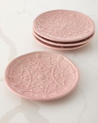 Jardins Du Monde Assorted Side/Cocktail Plates, Set of 4