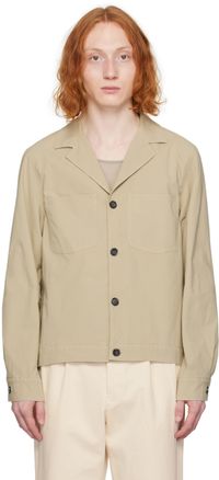Officine Générale Beige Pocket Long Sleeve Shirt