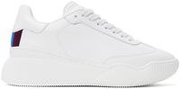 Stella McCartney White Loop Lace-Up Sneakers