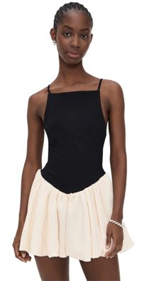 Free People Tinsel Kiss Mini Dress Blacktie Combo L