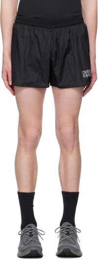 OVER OVER Black Track Shorts