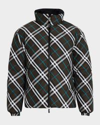 Men's Check Down Jacket
