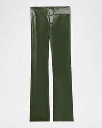 Olivia Vegan Leather Bootcut Pants