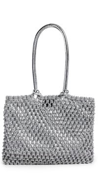 Clare V. Sandy Bag Silver One Size