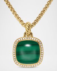 Albion Enhancer with Gemstones and Diamonds in 18K Gold, 15mm