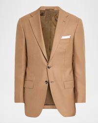Men's Soft Cashmere Single-Breasted Blazer
