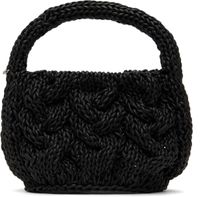 JW Anderson Black Small Cable Knit Bag