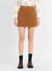 Soi Paris - Jupe courte en jean - Taille 42 - Beige