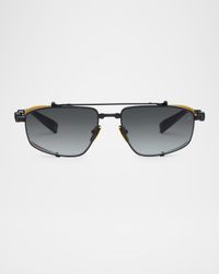 Brigade-V Aviator Titanium Sunglasses