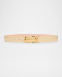 B-Logo Leather Belt