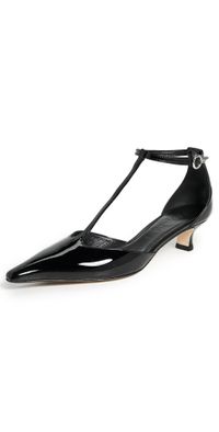 AEYDE Liz Patent Calf Leather Black Heels Black 36